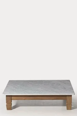 Jeko 11 - Bord Teak/Marmor 120x120cm