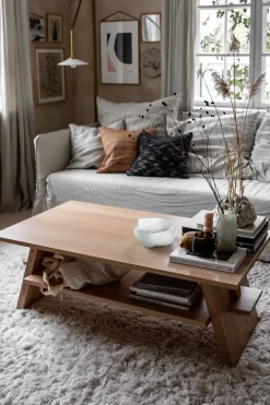 Kaffebord - Bolina 35 120x60xh40cm Lakkert Eik