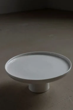 Kakefat - Porselen Dia27xH11,5cm Vanilje