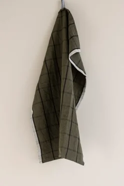 Kjøkkenhåndkle - Hale Tea Towel Green/Black