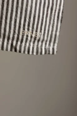 Kjøkkenhåndkle - Striper Brun/Hvit