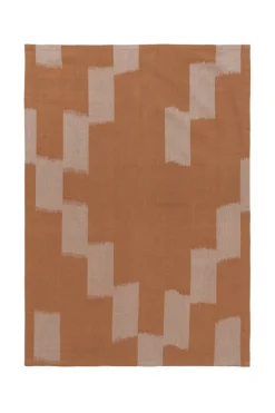 Kjøkkenhåndkle - Terracotta/Mist Blue