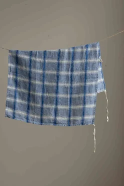 Kjøkkenhåndkle - 55x80cm Blue Chiné Checks
