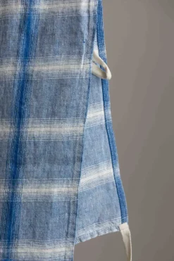 Kjøkkenhåndkle - 55x80cm Blue Chiné Checks