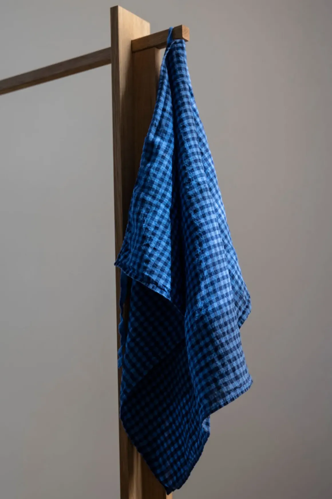 Kjøkkenhåndkle - 55x80cm Blue/Dark Blue Gingham