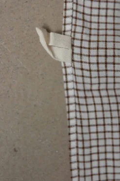 Kjøkkenhåndkle - 55x80cm Brown Checks