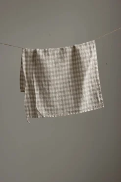 Kjøkkenhåndkle - 50x70cm Lin Gingham Natural