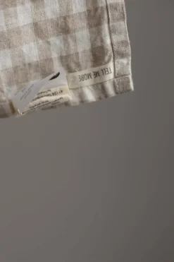 Kjøkkenhåndkle - 50x70cm Lin Gingham Natural