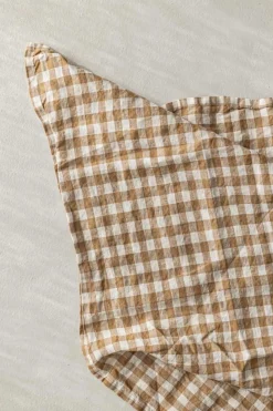 Kjøkkenhåndkle - 50x70cm Lin Gingham Biscuit