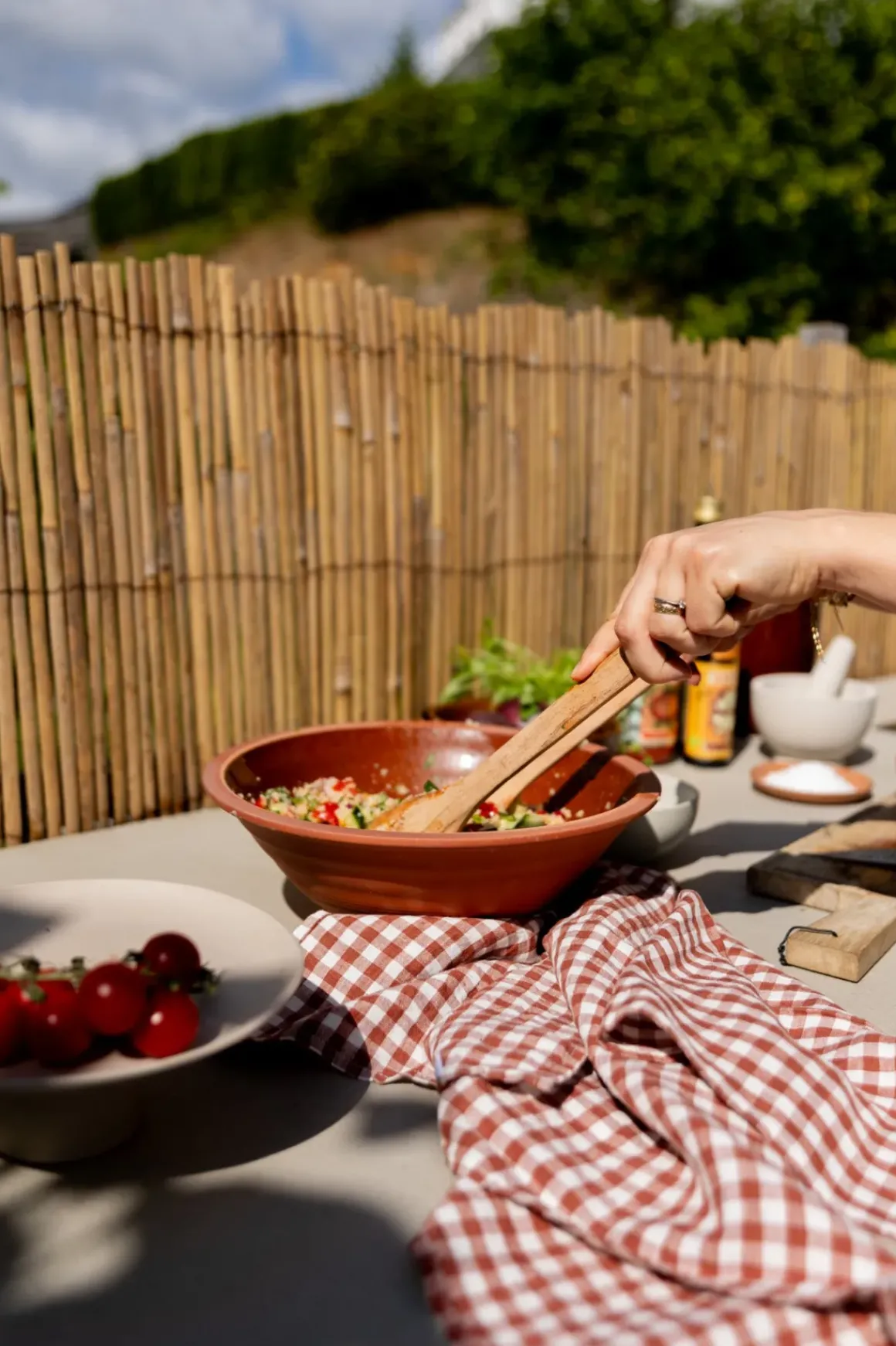 Kjøkkenhåndkle - 55x80cm Old Orange