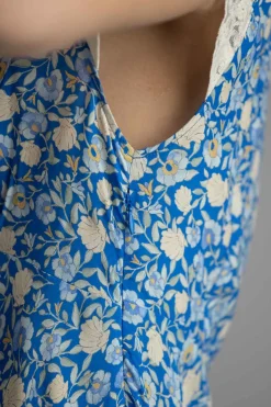 Kjole - Amari Dress Shell Pansy Indigo