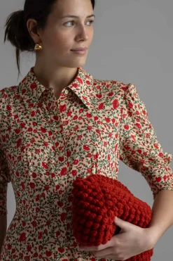 Kjole - Bloom Dress Ditsy Trail Cream