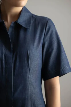Kjole - Denim S/S Shirt Dress