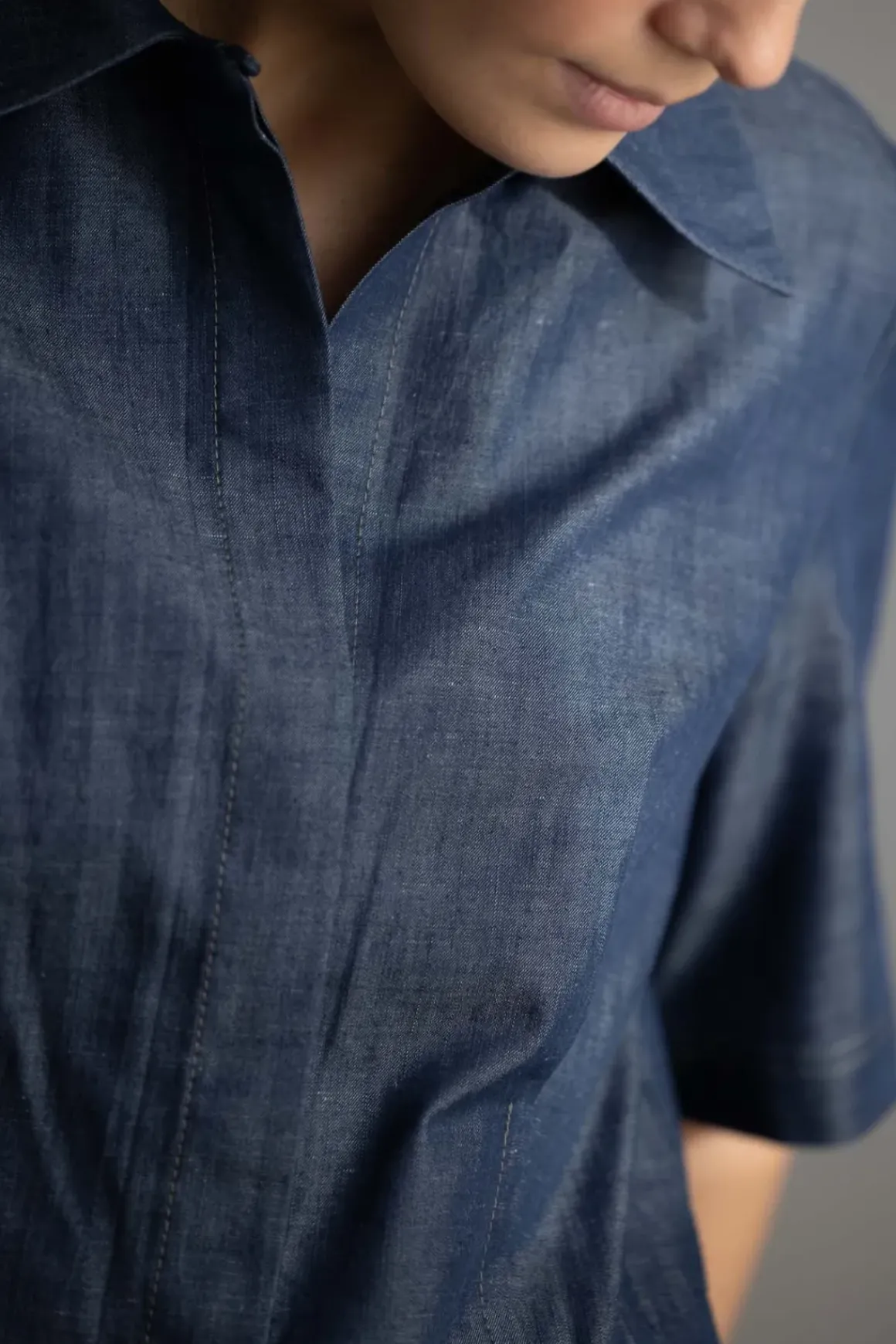 Kjole - Denim S/S Shirt Dress