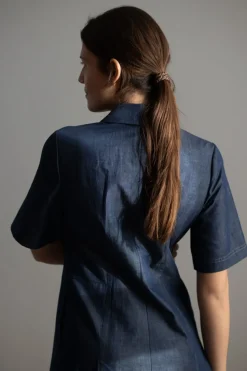 Kjole - Denim S/S Shirt Dress