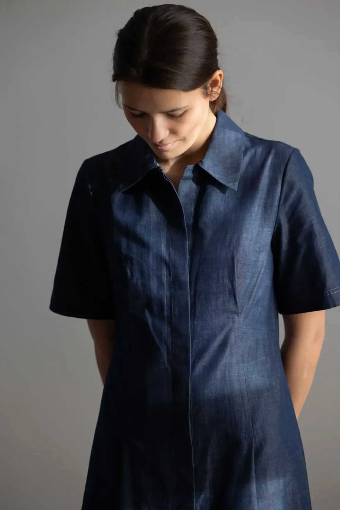 Kjole - Denim S/S Shirt Dress
