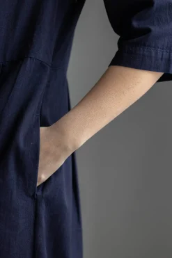 Kjole -  Franca Indigo Twill