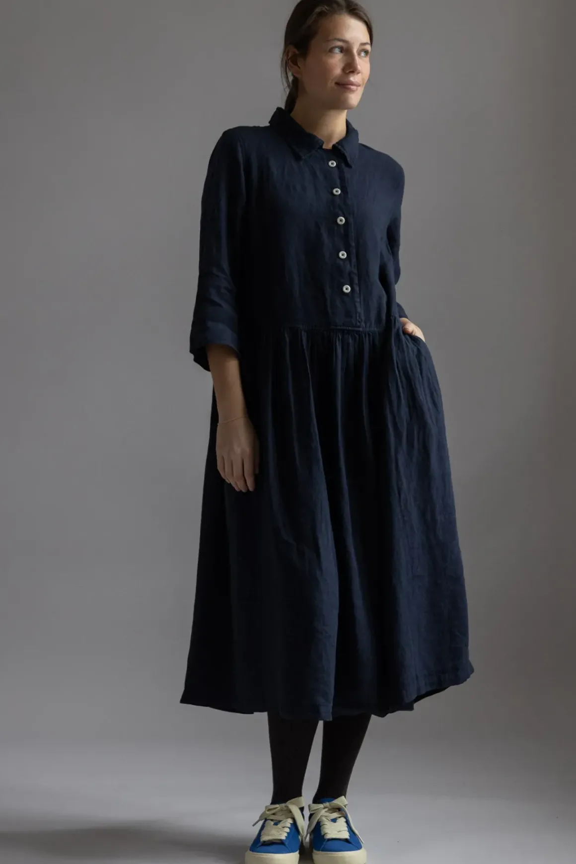 Kjole - Garment Dyed Linen