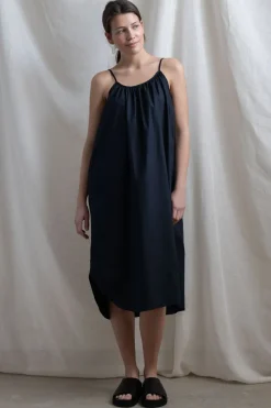 Kjole - Strap Dress Black Navy