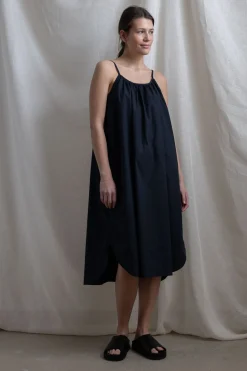Kjole - Strap Dress Black Navy