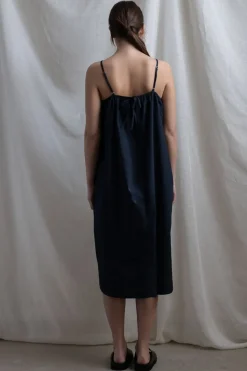 Kjole - Strap Dress Black Navy