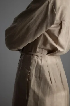 Kjole - Wrap Shirt Dress