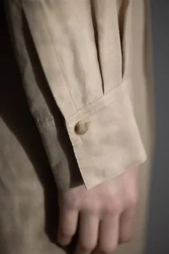 Kjole - Wrap Shirt Dress