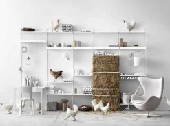 Klappbord - 78x96 Hvit/Hvit