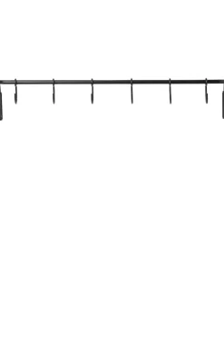 Knaggrekke - 6 knagger Black