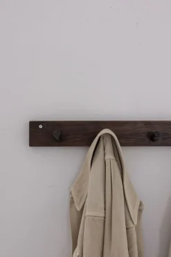 Knaggrekke - 6 knagger 80cm Brun/Sort