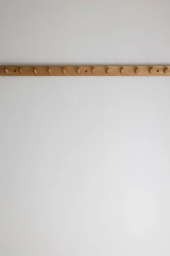 Knaggrekke - 12 knagger Oak Natural L120cm