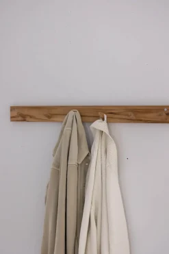 Knaggrekke - 11 knagger Teak