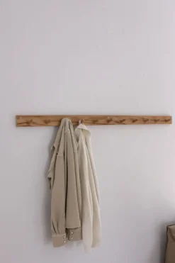 Knaggrekke - 11 knagger Teak