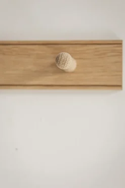 Knaggrekke - Shaker 4 Knagger Eik