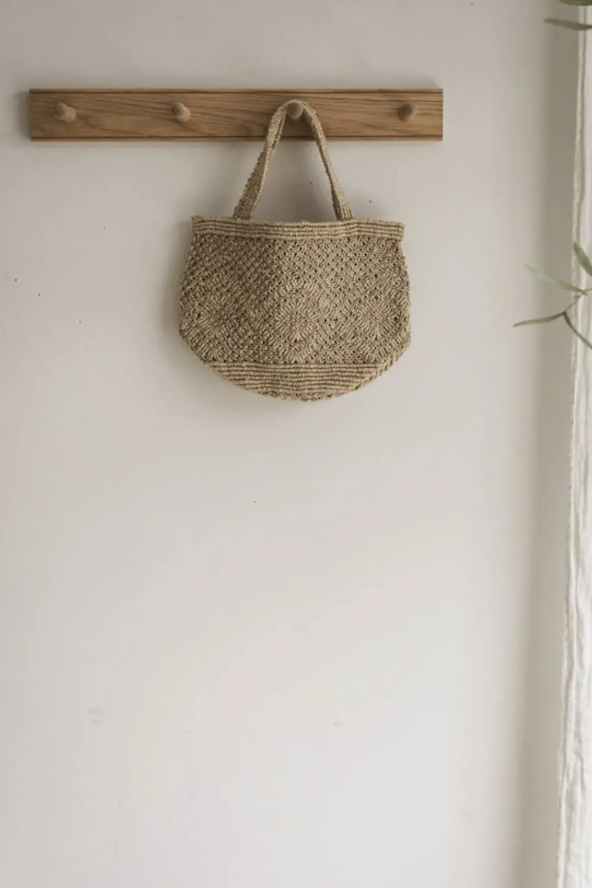 Knaggrekke - Shaker 4 Knagger Eik