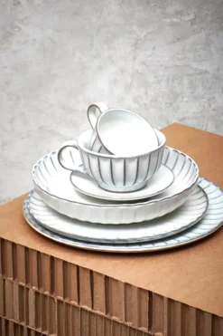 Kopp - Inku Capuccino m/skål Hvit