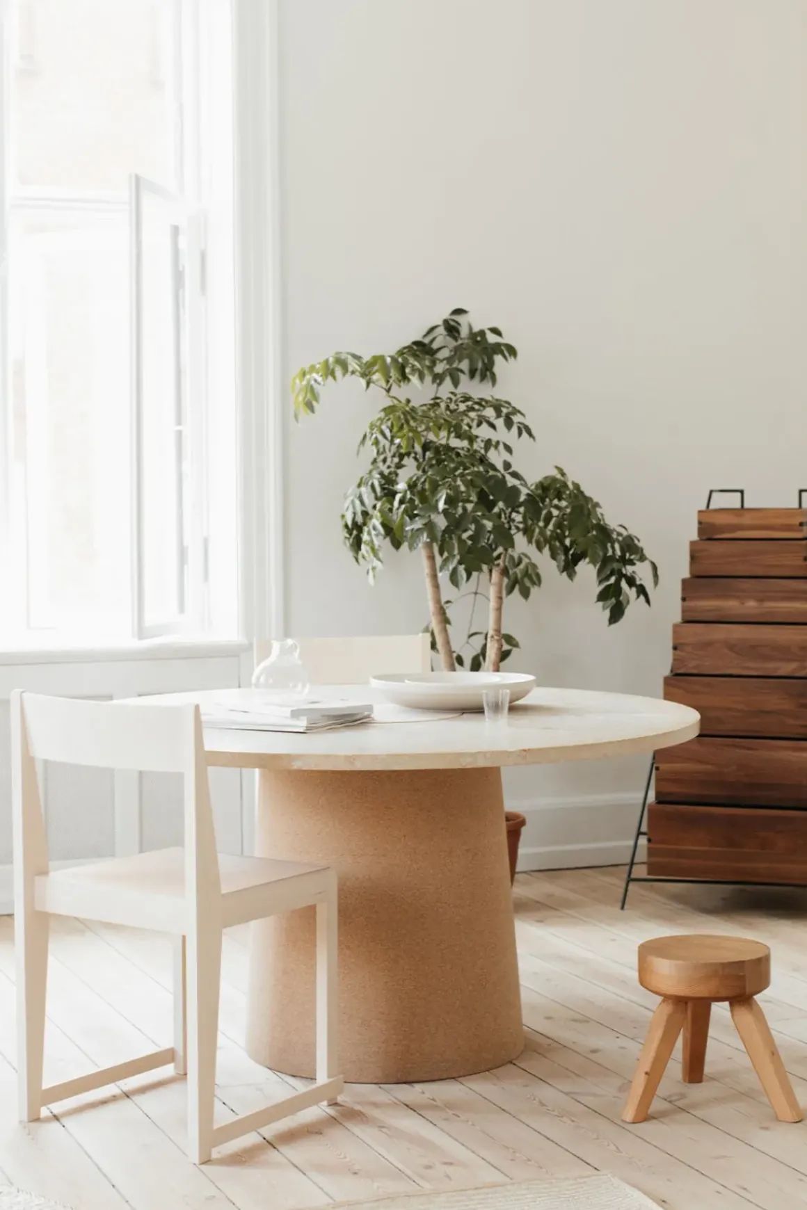 Krakk - AML Stool h31cm Orange Pine