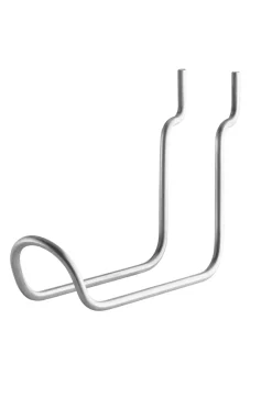 Krok - Vertikal dobbelkrok Rustfritt Stål 2pk