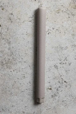 Kronelys - H27cm Latte