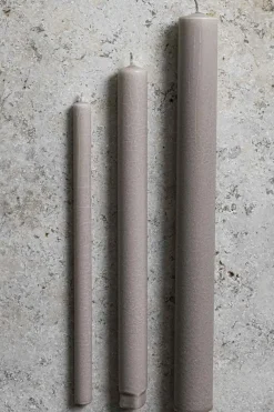 Kronelys - H27cm Latte