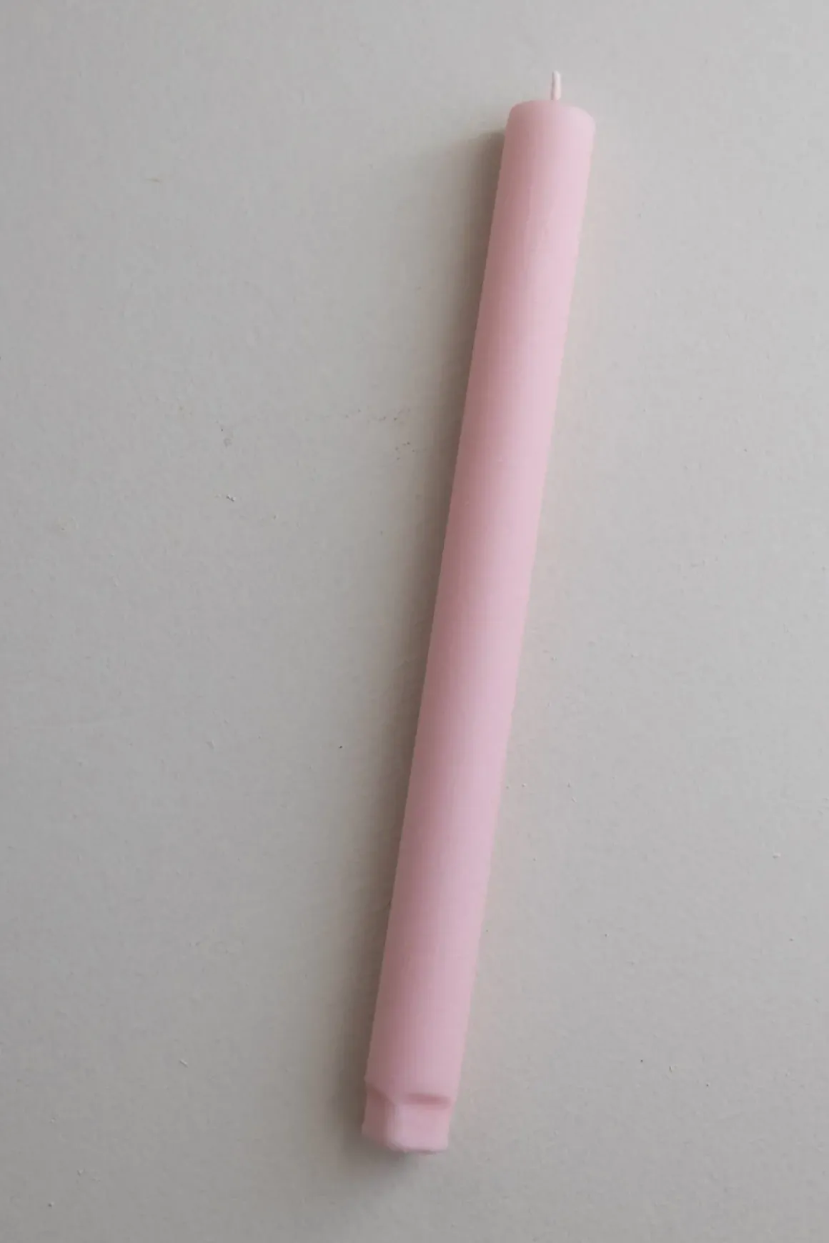 Kronelys - H27cm Rosa