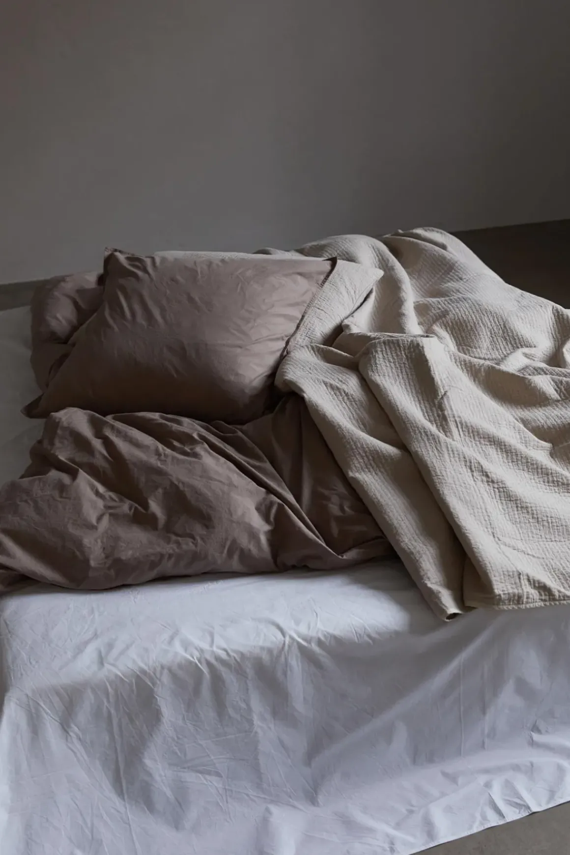 Laken - 260x260cm 100% Økologisk Bomull White