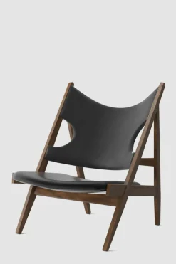 Lenestol - Knitting Lounge Chair, Walnut, Dakar 0842