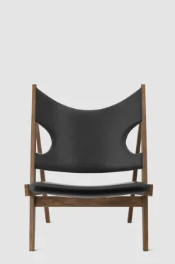Lenestol - Knitting Lounge Chair, Walnut, Dakar 0842
