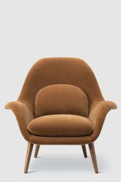 Lenestol - Swoon 1770 Grand Mohair 2103 Lakkert Valnøtt