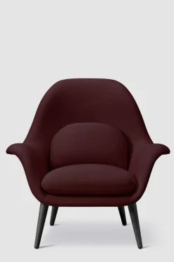 Lenestol - Swoon 1770 Sunniva 662 Sortlakkert Eik