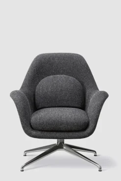 Lenestol - Swoon Lounge Petit 1776 Hallingdal 180 Swivel Krom