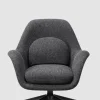 Lenestol - Swoon Lounge Petit 1776 Hallingdal 180 Swivel Sort