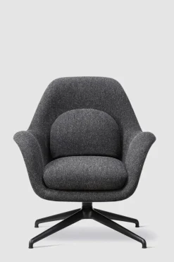 Lenestol - Swoon Lounge Petit 1776 Hallingdal 180 Swivel Sort