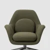 Lenestol - Swoon Lounge Petit 1776 Carlotto 900 Swivel Krom